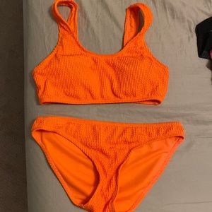 Pretty bright orange bathing suit